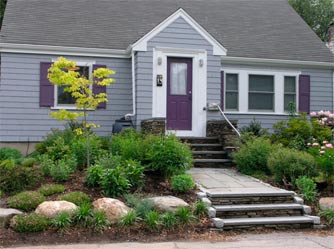 Portfolio - Front Yard Cottage Garden - Susan Marsh Gardens Belmont MA